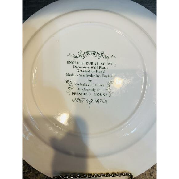 English Rural Scene Grindley Of Stoke Staffordshire England decorative plate 10” - Picture 8 of 9